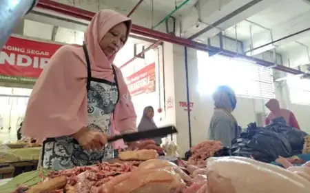 Dampak Program MBG Berhenti Sementara, Harga Ayam dan Telur di Ngawi Turun