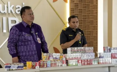 2 Hari Operasi Gabungan, 6.896 Batang Rokok Tanpa Pita Cukai Diamankan