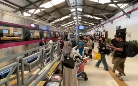 Penumpang Stasiun Pasar Turi 14.316 Orang Sehari, Puncak Arus Balik Liburan  Diperkirakan 10-12 Juli