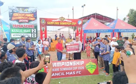 Turnamen Tarkam Sidokare Sembada Cup 2026 di Nganjuk: Kancil Mas Juara setelah Taklukkan Merpati Putra