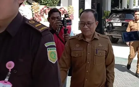Sekda Nganjuk Nur Solekan Diperiksa Kejaksaan Soal Dugaan Korupsi Proyek Bendungan