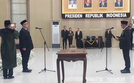 Alfi Nurhidayat Resmi Dilantik Sebagai Sekda Kota Batu