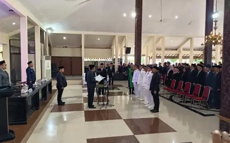 Bupati Bondowoso Lantik Pejabat Administrator dan Pengawas, Tekankan Integritas dan Pelayanan Publik