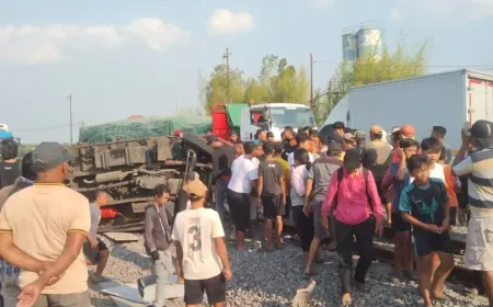 Palang Pintu Telat Menutup Diduga Pemicu Kecelakaan Maut KA Legowa dan Truk Ekspedisi