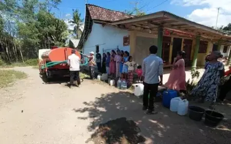 8 Kecamatan di Jember Kiris Air Bersih, Ribuan Warga Bergantung Pasokan BPBD