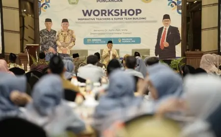 Sambut MPLS, 170 Guru Nurul Islam Pongangan Gresik Digembleng Jadi Super Team