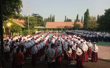 Gelar MPLS 2026, SMPN 3 Kertosono Nganjuk Tanamkan Nilai Pancasila dan Anti-Bullying