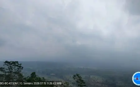 Semeru Erupsi Disertai Awan Panas, Masyarakat Diminta Jauhi Besuk Kobokan
