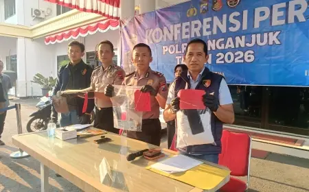 Pembunuhan Berencana di Nganjuk Terungkap, Motif Sakit Hati karena Asmara Tak Direstui
