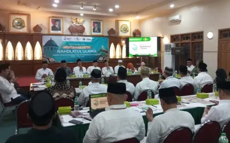Panitia OC Muktamar NU ke-35 di Tambakberas Jombang Gelar Rapat Perdana