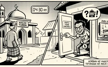 Tetangga Rajin ke Masjid, Si Maling Malah Rajin Mantau buat Modal Judi Slot