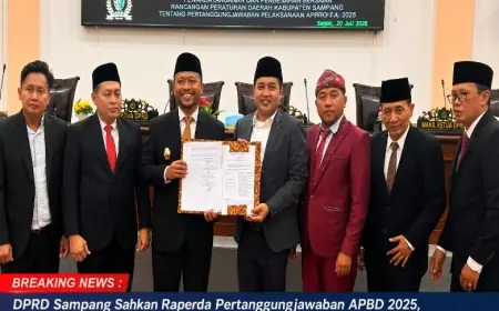 DPRD Sampang Sahkan Raperda Pertanggungjawaban APBD 2025, Rekomendasi BPK Jadi Bahan Evaluasi Pemkab