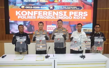 6 Pengedar Sabu di Kota Probolinggo Digulung