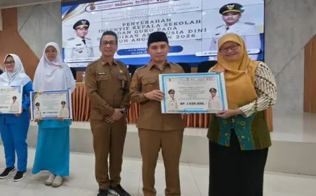 Pemkab Mojokerto Salurkan Insentif untuk 1.661 Guru PAUD