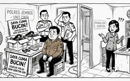 Demi Memikat ASN, Pria di Jember Nekat Uji Coba "Cosplay" Polisi