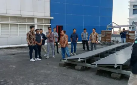 Garap Teknologi Energi Bersih, Polinema Pamerkan Laboratorium Surya ke UNISMA dan Mahasiswa Prancis