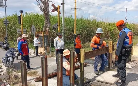 Makan Korban, PT KAI Daop 7 Madiun Tutup Perlintasan Sebidang di Kras