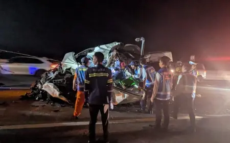 Polisi Ungkap Identitas Korban Kecelakaan Maut Hiace di Tol Malang-Pandaan