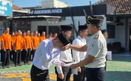 Hari Anak Nasional 2026, Empat Anak Binaan Rutan Nganjuk Terima Remisi dan Bebas
