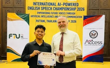 Tembus Mancanegara, Mahasiswa UIN KHAS Jember Juara 1 Lomba Pidato Bahasa Inggris Internasional di Thailand