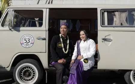 Pernikahan Unik di VW Kombi Pecahkan Rekor MURI, 53 Pasangan di Kota Kediri Resmi Menikah