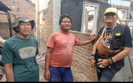 Dari Rumah Reyot Menuju Hunian Layak, Supardi Terima Bantuan Bedah Rumah dari BAZNAS Nganjuk