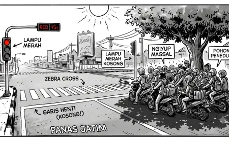 Misteri 'Garis Henti Kosong' di Traffic Light: Saat Bayangan Pohon Lebih Menarik Ketimbang Lampu Merah