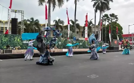 Unjuk Karya di JFC 2026, Siswa Sekolah Rakyat Jember Bikin Kostum Daur Ulang Sendiri