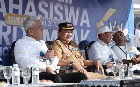 Kick Off Mahasiswa Berdampak UNESA, Pemkab Nganjuk Dukung Kolaborasi Pembangunan Daerah