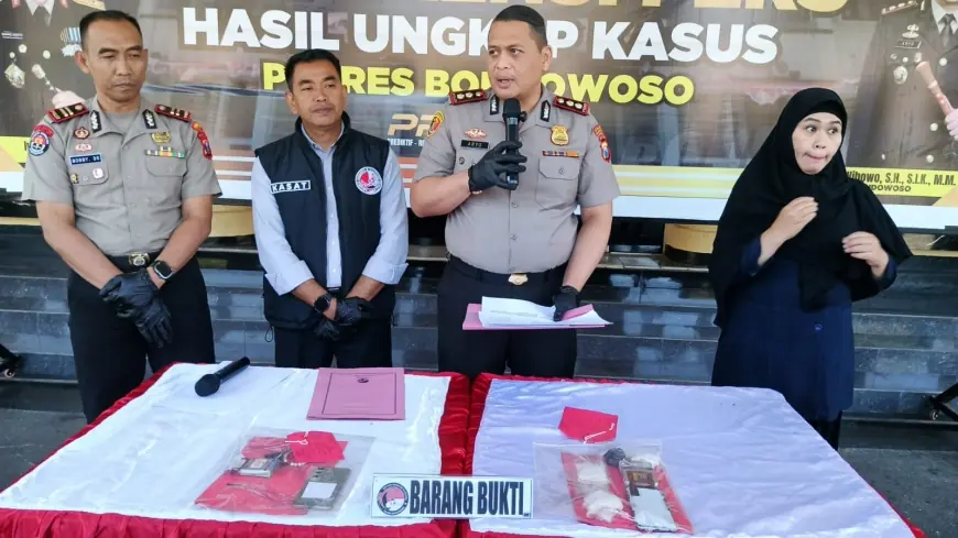 Transaksi Sabu di Pinggir Jalan Desa Dadapan, Seorang Pengedar di Bondowoso Ditangkap Polisi