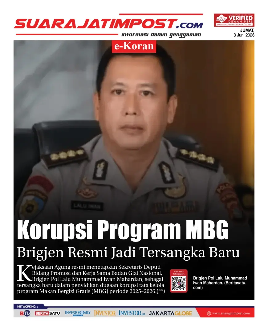 e-Koran, Edisi Jumat, 3 Juli 2026