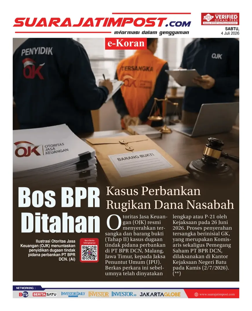 e-Koran, Edisi Sabtu, 4 Juli 2026