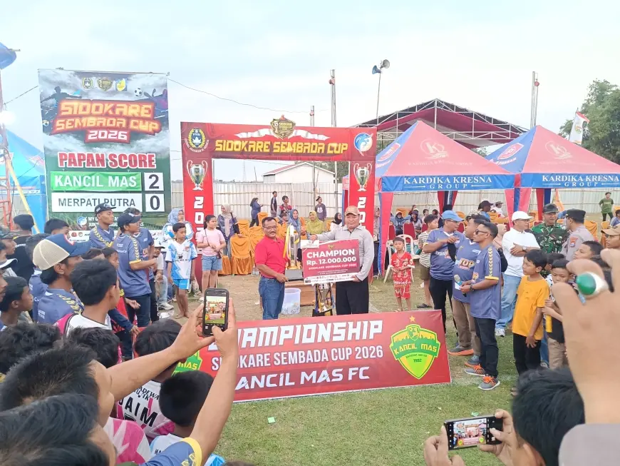 Turnamen Tarkam Sidokare Sembada Cup 2026 di Nganjuk: Kancil Mas Juara setelah Taklukkan Merpati Putra