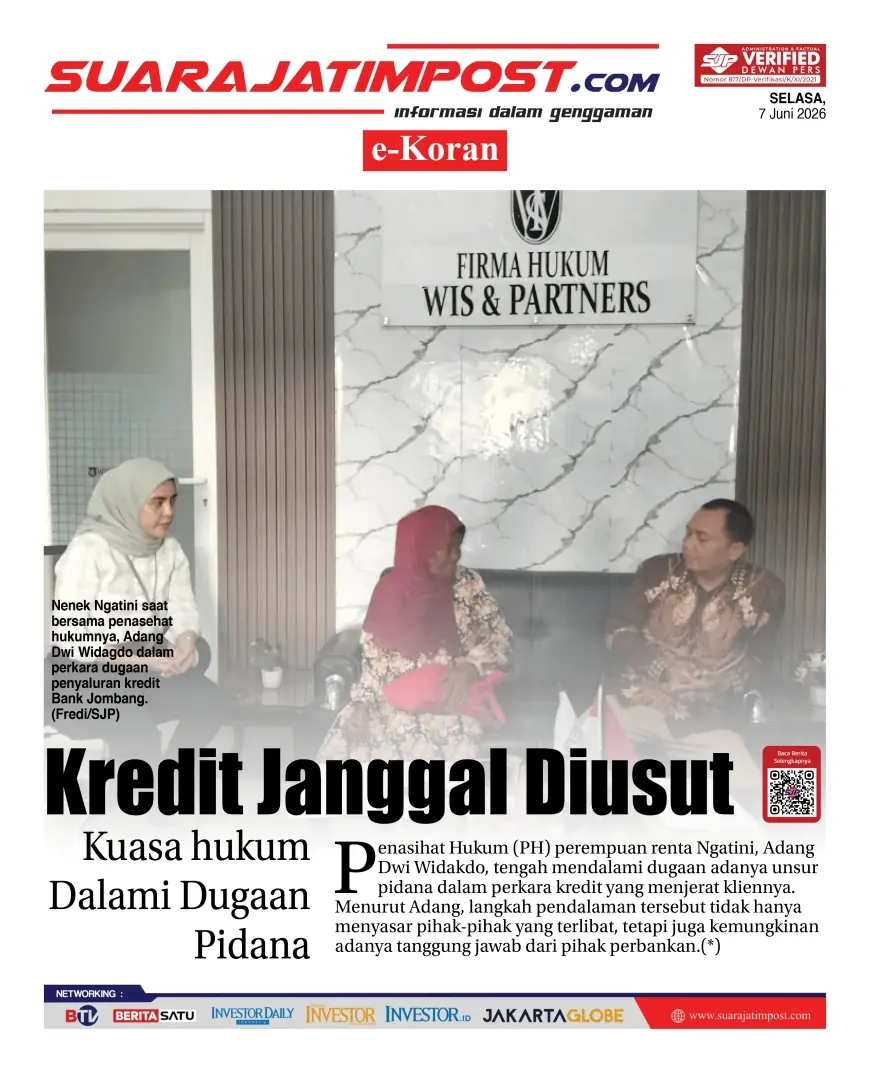 e-Koran, Edisi Selasa, 7 Juli 2026