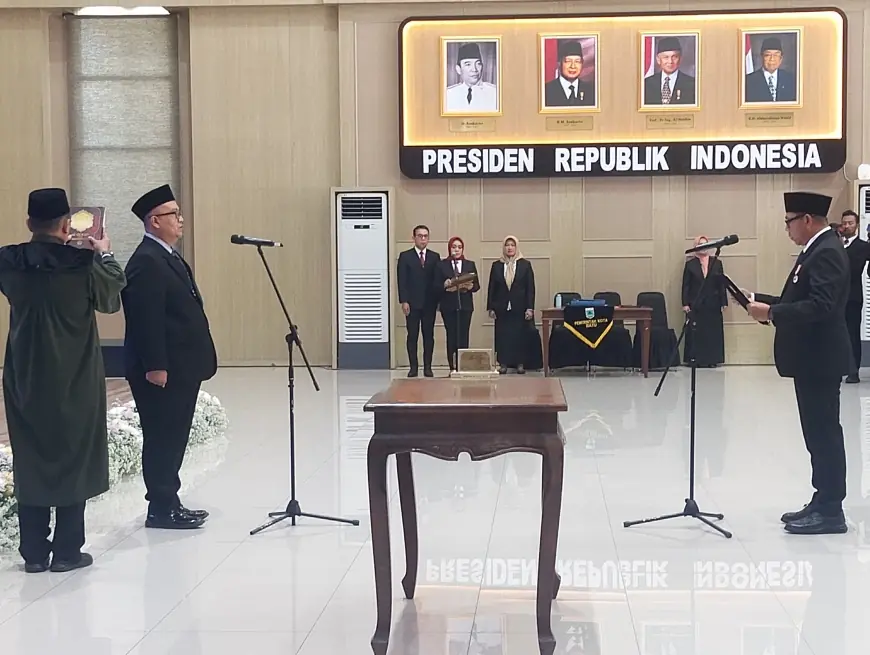 Alfi Nurhidayat Resmi Dilantik Sebagai Sekda Kota Batu