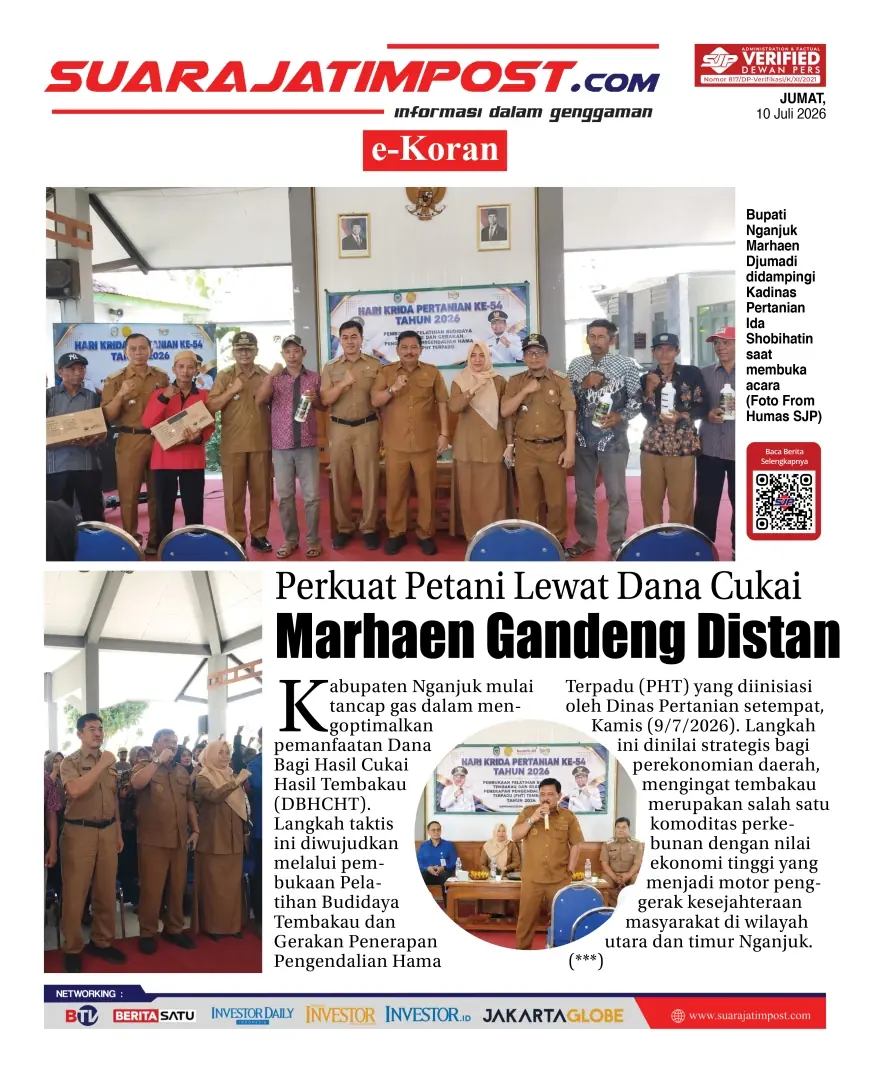e-Koran, Edisi Jumat, 10Juli 2026