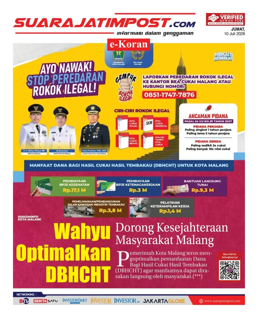 e-Koran, Edisi Jumat, 10Juli 2026