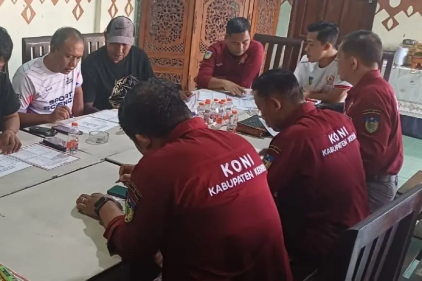 KONI Kabupaten Kediri dan KONI Kota Kediri Matangkan Persiapan Kolaborasi dan Venue Porprov 2029