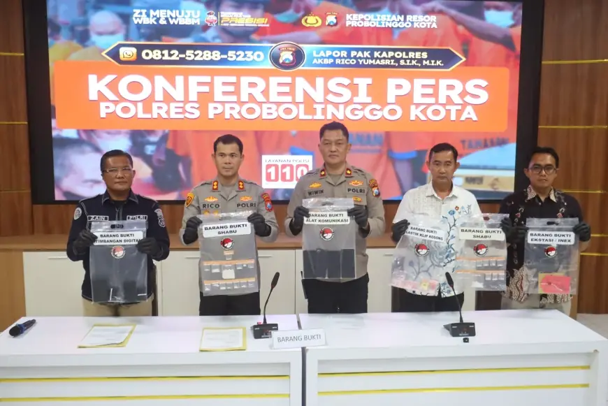 6 Pengedar Sabu di Kota Probolinggo Digulung