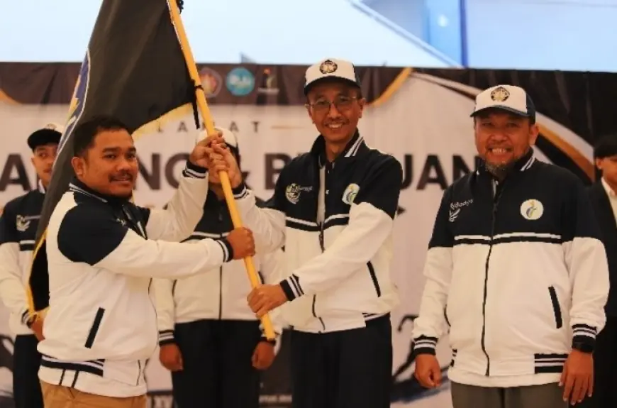 Siap Harumkan Nama Almamater, Polinema Lepas Kontingen PORSENI XV ke Medan