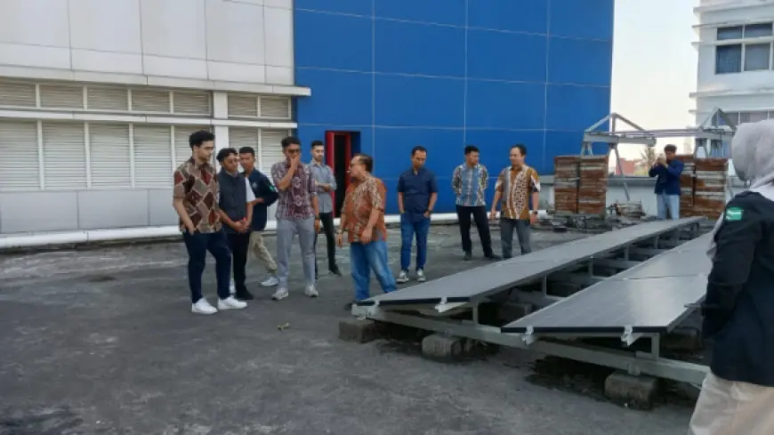 Garap Teknologi Energi Bersih, Polinema Pamerkan Laboratorium Surya ke UNISMA dan Mahasiswa Prancis