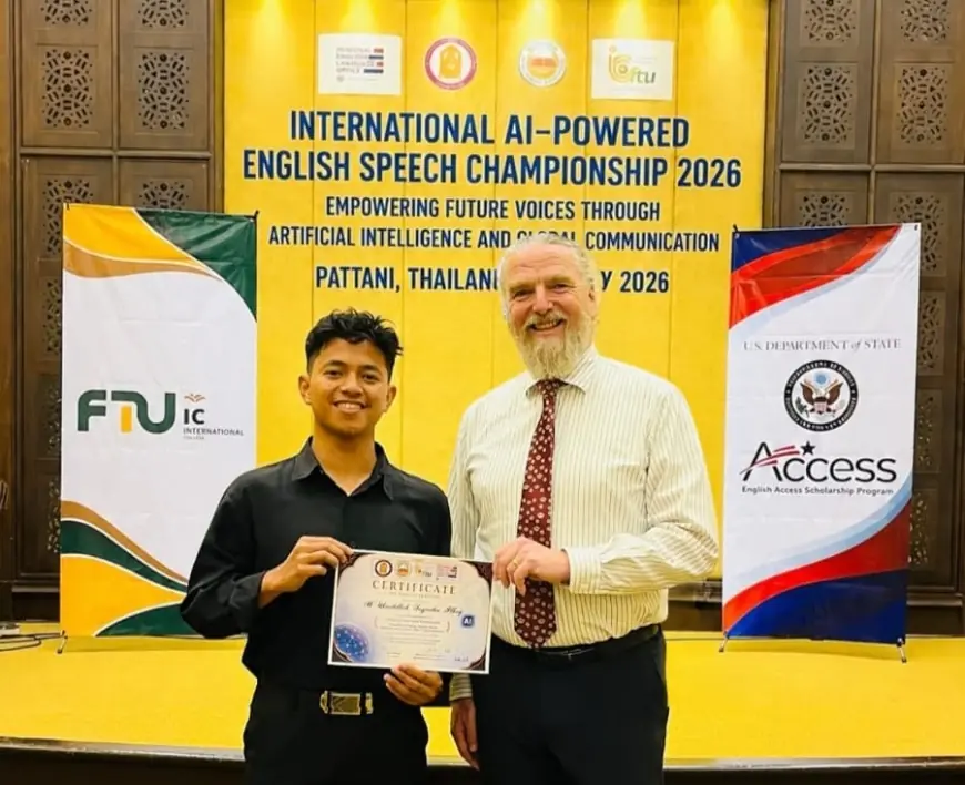 Tembus Mancanegara, Mahasiswa UIN KHAS Jember Juara 1 Lomba Pidato Bahasa Inggris Internasional di Thailand