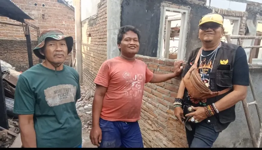 Dari Rumah Reyot Menuju Hunian Layak, Supardi Terima Bantuan Bedah Rumah dari BAZNAS Nganjuk