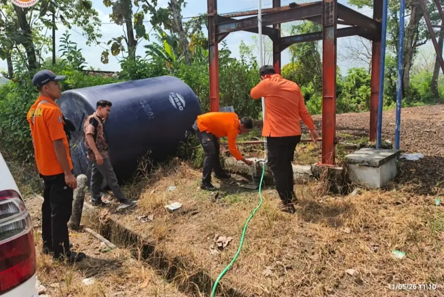 Desa di Lengkong Krisis Air Bersih, BPBD Nganjuk Siap Salurkan Bantuan