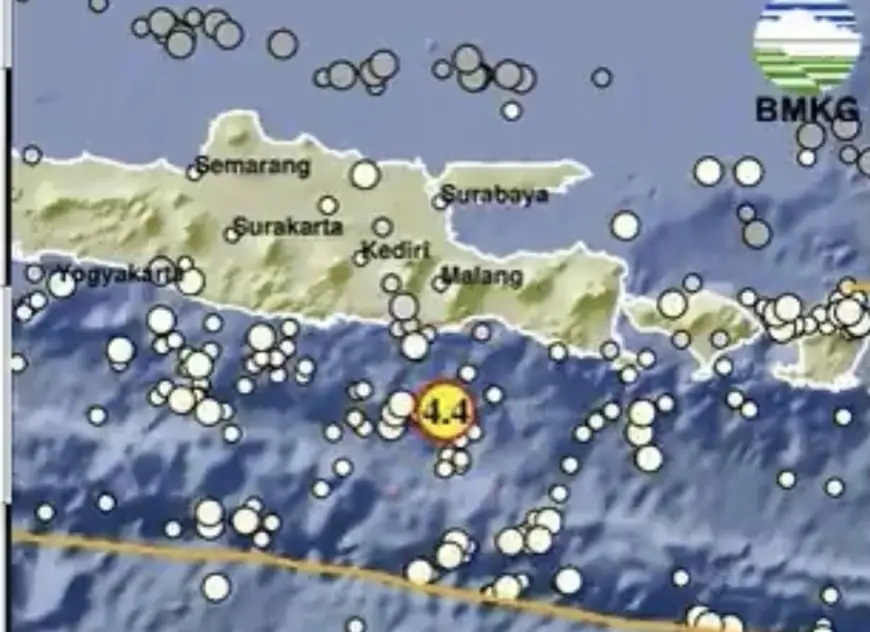 BREAKING NEWS: Gempa M 4,4 Guncang Malang dan Sekitarnya, Dirasakan hingga Jember